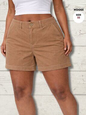 Moose Clothing Shorts – Size 32 – Brown Cotton – Casual Everyday